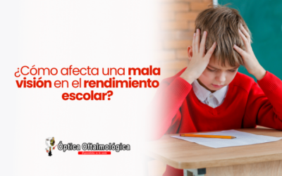 Cómo afecta una mala visión en el rendimiento escolar
