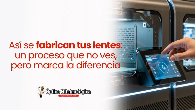 Así se fabrican tus lentes: un proceso que no ves, pero marca la diferencia
