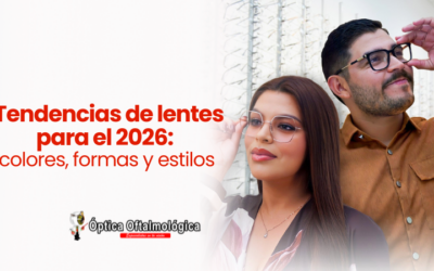 Tendencias de lentes para el 2026: colores, formas y estilos