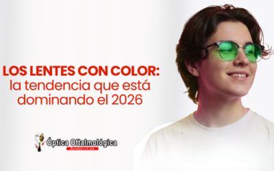 Los lentes con color: la tendencia que está dominando el 2026